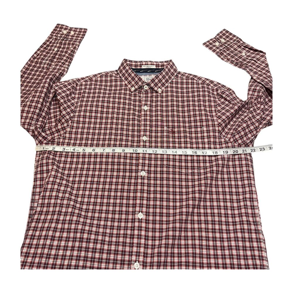Original Penguin Shirt Men's L Multi Palid Cotton Stretch Slim Fit Button-Down - Picture 5 of 7